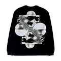 Exclusive Micheal L/S Tee 'Black' — S — Front View