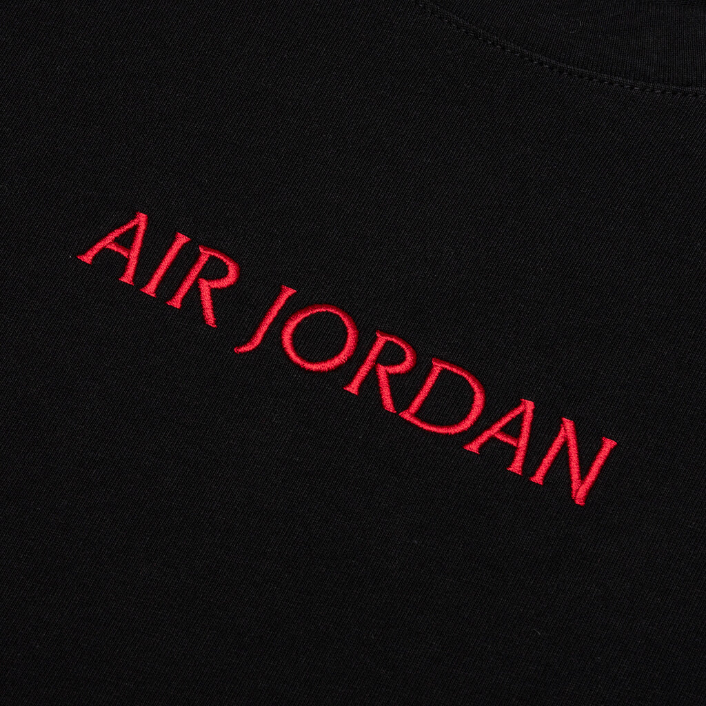S/S T-Shirt - Black/Gym Red