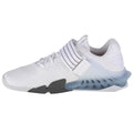 Exclusive Savaleos Weightlifting Shoes — White/Iron Grey/Laser Orange/Black — Size US M 5.5 - UK 5 - EUR 38 — Front View