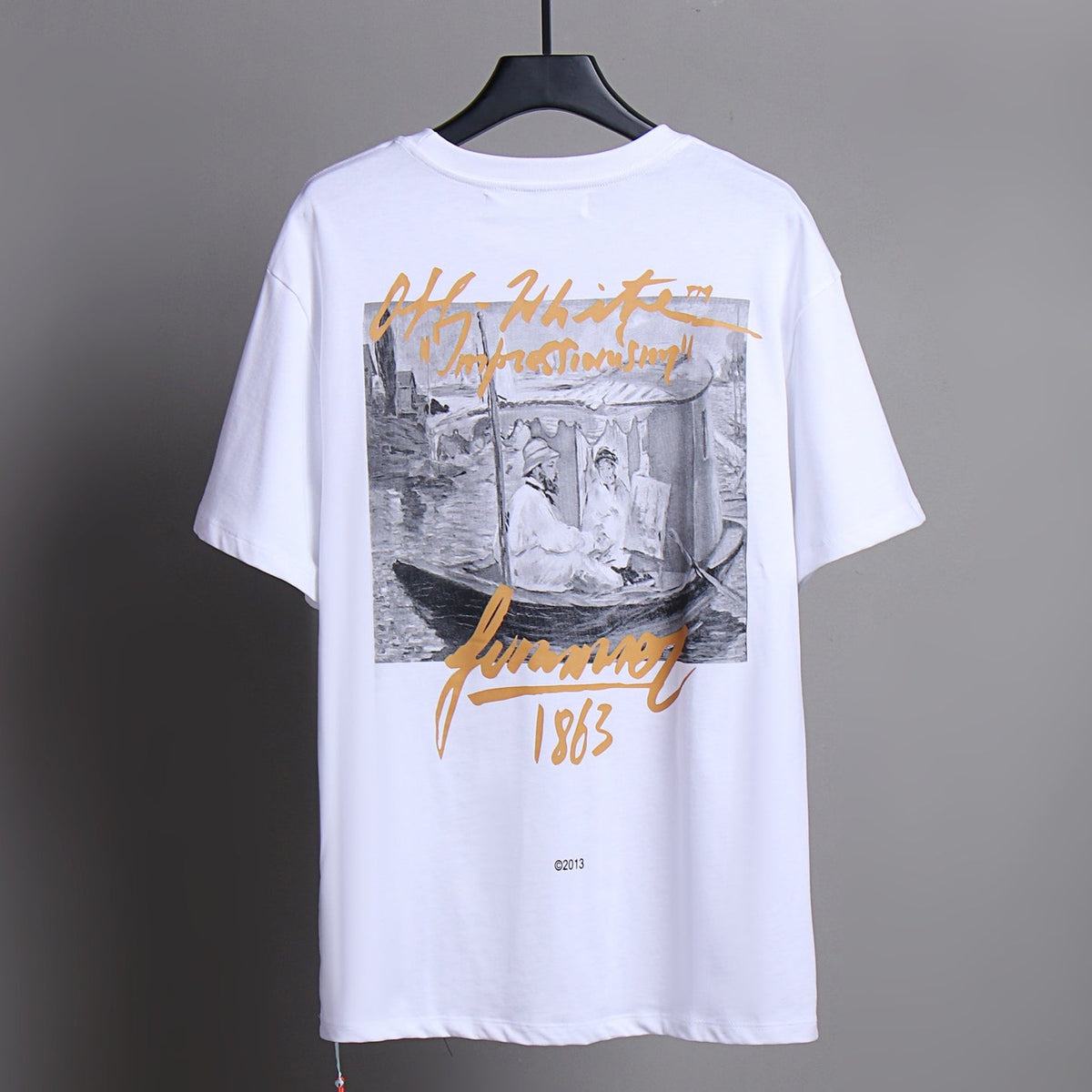 Exclusive OFF-White Arrow sign T-shirt#66 — White — Size S — Detail View