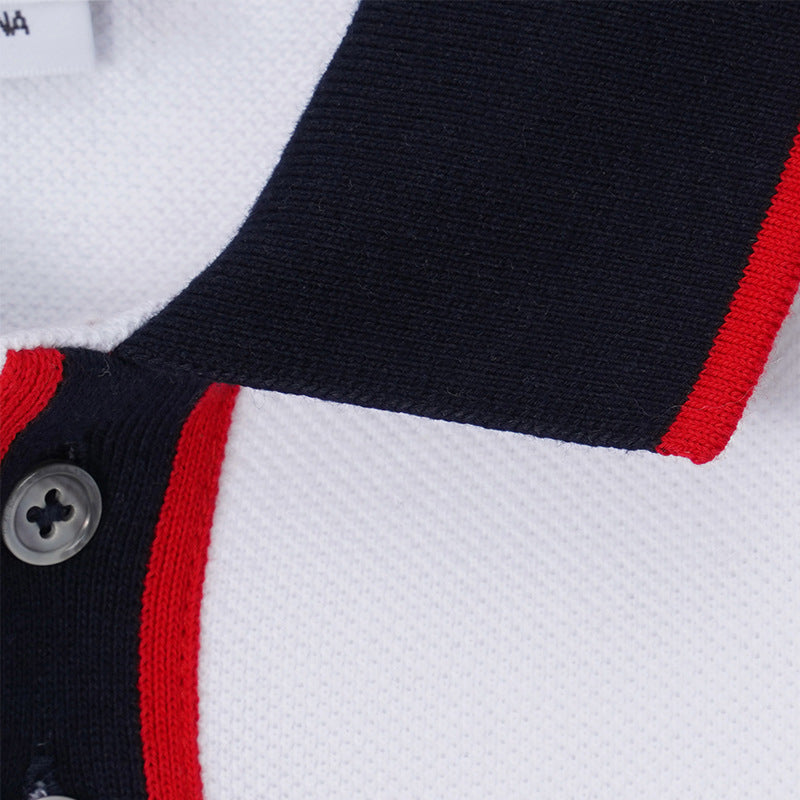 Exclusive Thom Browne  2025SS Men and women T-Shirt — White — Size 1/M — Detail View