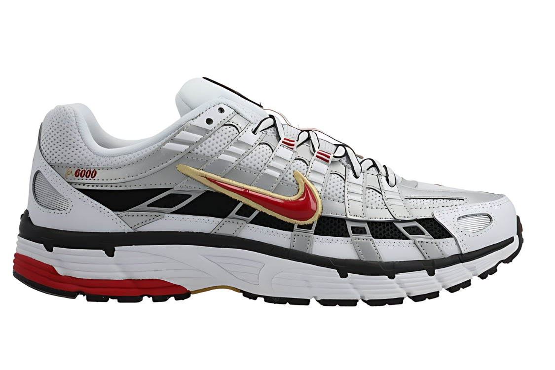 Exclusive P-6000 Premium Shoes — Black/White/Cool Grey — Size UA M5- UK 4.5- EUR 37 — Front View