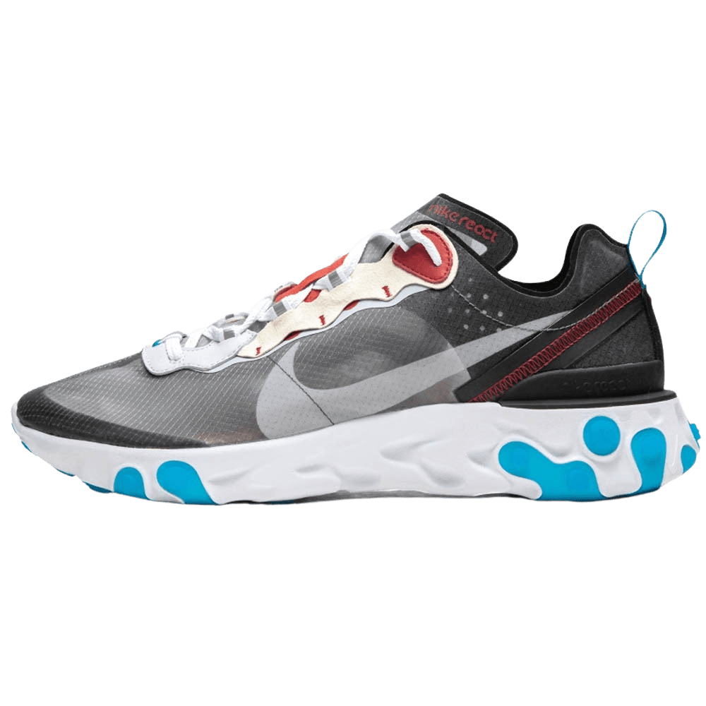Exclusive Nike React Element 87 Dark Grey — UK 3 | EU 35.5 | US 3.5 — Front View