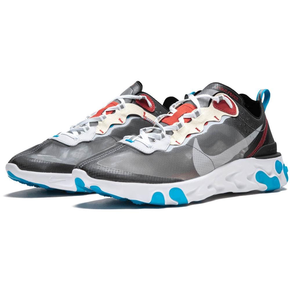 Exclusive Nike React Element 87 Dark Grey — UK 3 | EU 35.5 | US 3.5 — Side View