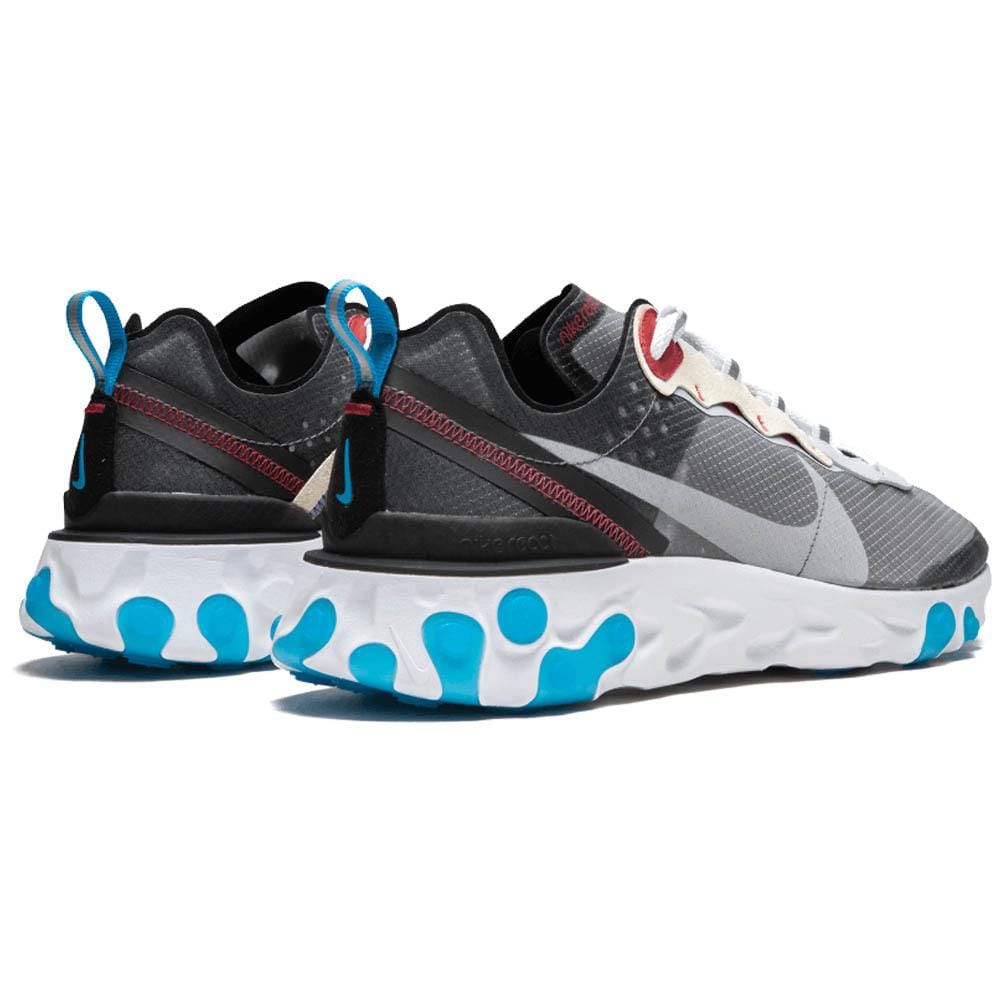 Exclusive Nike React Element 87 Dark Grey — UK 3 | EU 35.5 | US 3.5 — Back View