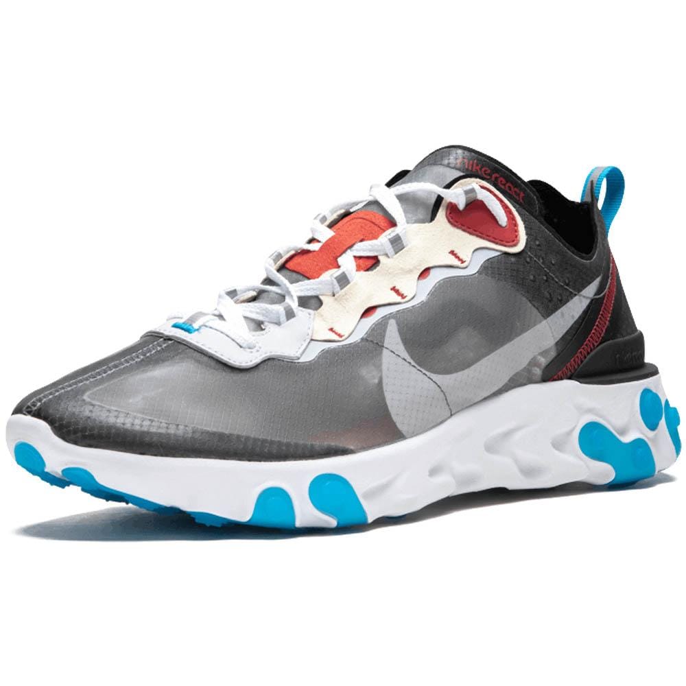 Exclusive Nike React Element 87 Dark Grey — UK 3 | EU 35.5 | US 3.5 — Top View