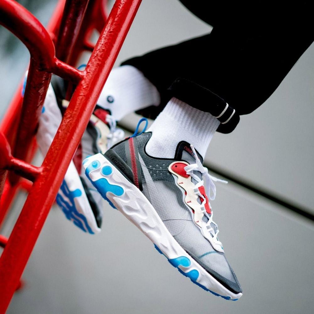 Exclusive Nike React Element 87 Dark Grey — UK 3 | EU 35.5 | US 3.5 — Alternate View 7