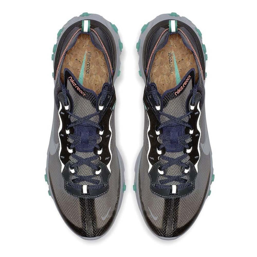 Exclusive Nike React Element 87 Miami Pink — UK 3 | EU 35.5 | US 3.5 — Top View