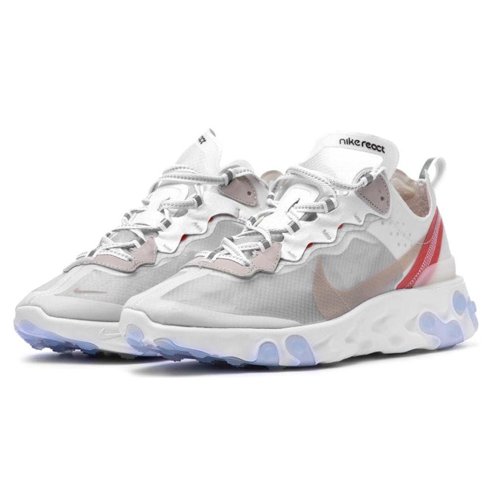 Exclusive Nike React Element 87 Sail Light Bone — UK 3 | EU 35.5 | US 3.5 — Side View