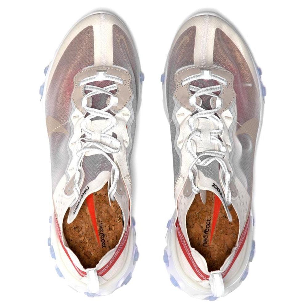 Exclusive Nike React Element 87 Sail Light Bone — UK 3 | EU 35.5 | US 3.5 — Lifestyle View