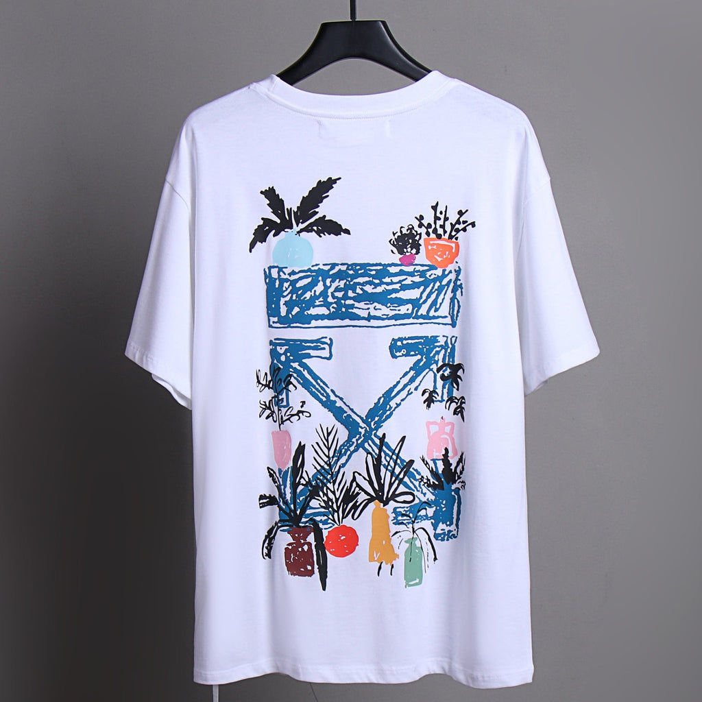 Exclusive OFF-White  Arrow sign T-shirt#54 — White — Size S — Detail View
