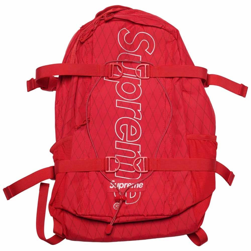 Exclusive Supreme Backpack (FW18) Red — Front View