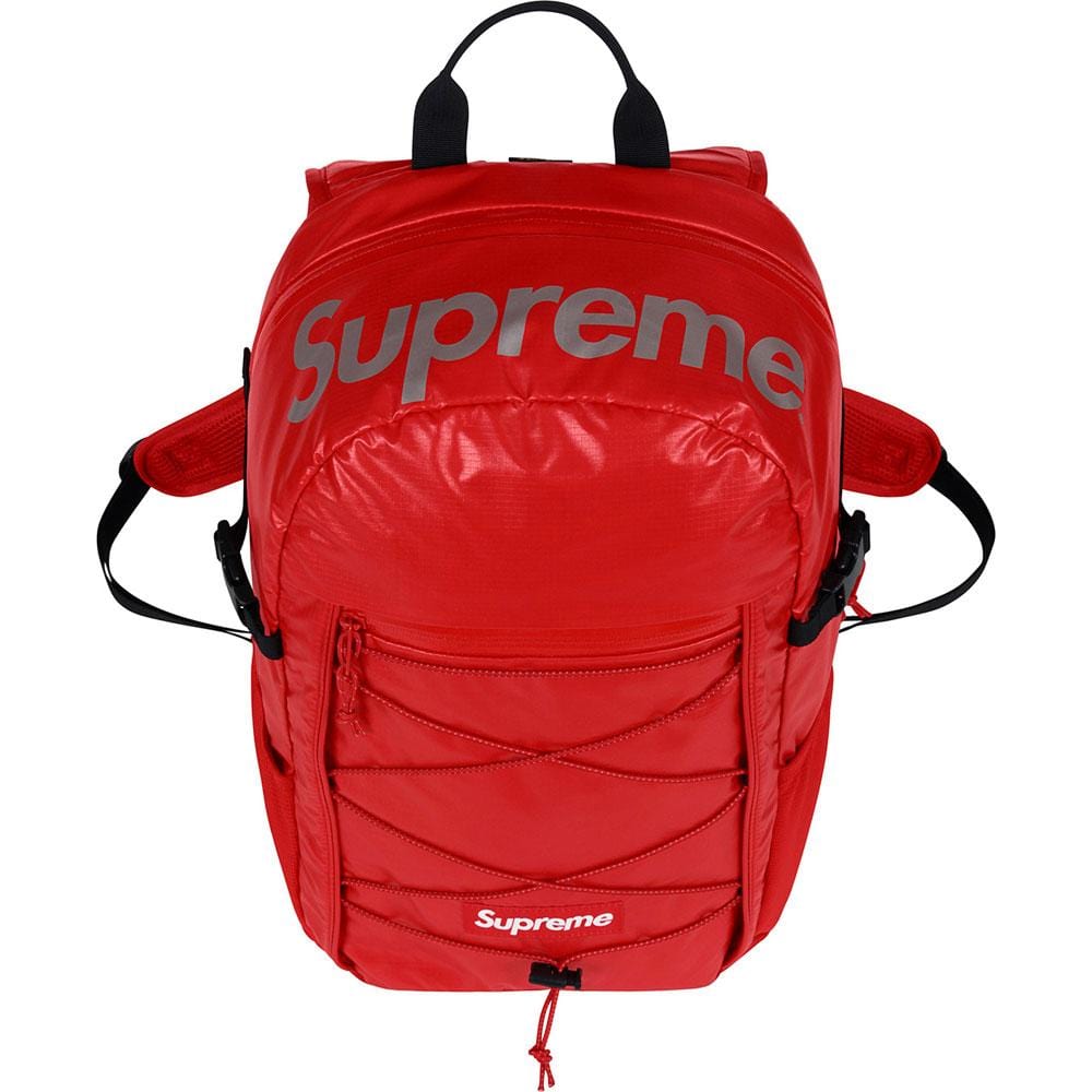 Exclusive Supreme Backpack - Red — Side View
