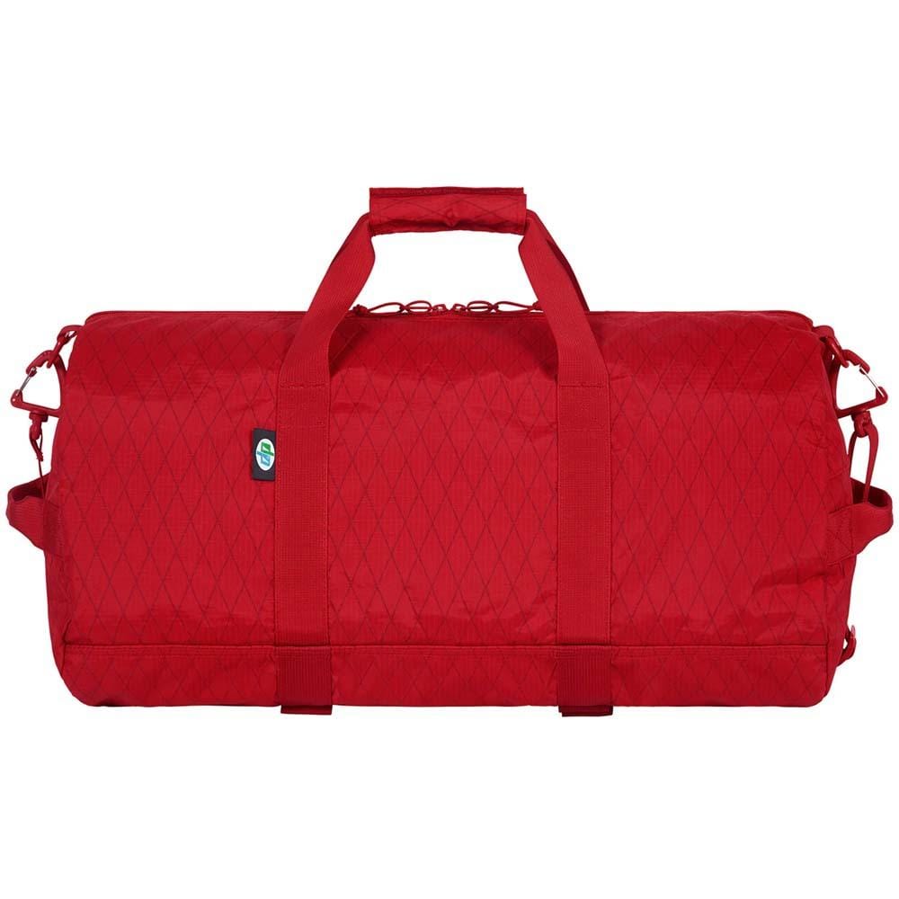 Exclusive Supreme Duffle Bag (FW18) Red — Side View