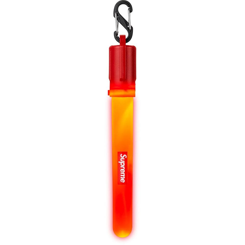 Exclusive Supreme Night Lite Keychain Red — Front View