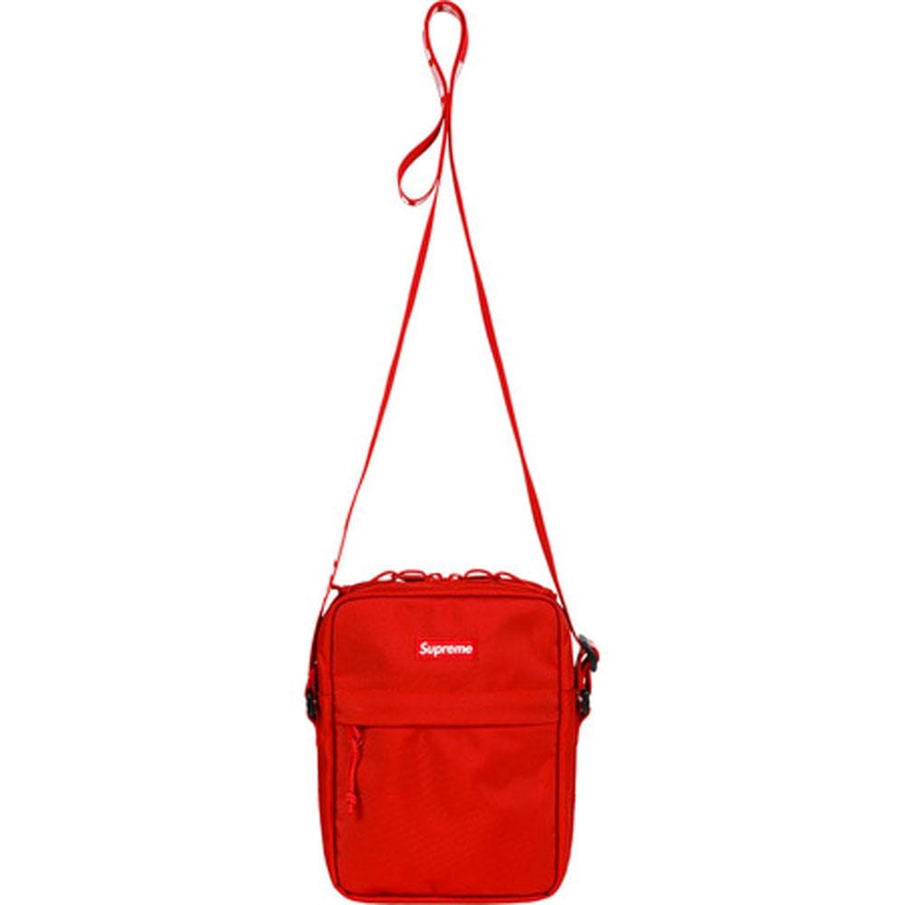 Exclusive Supreme Shoulder Bag (SS18) Red — Side View