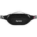 Exclusive Supreme Waist Bag (SS18) Black — Front View