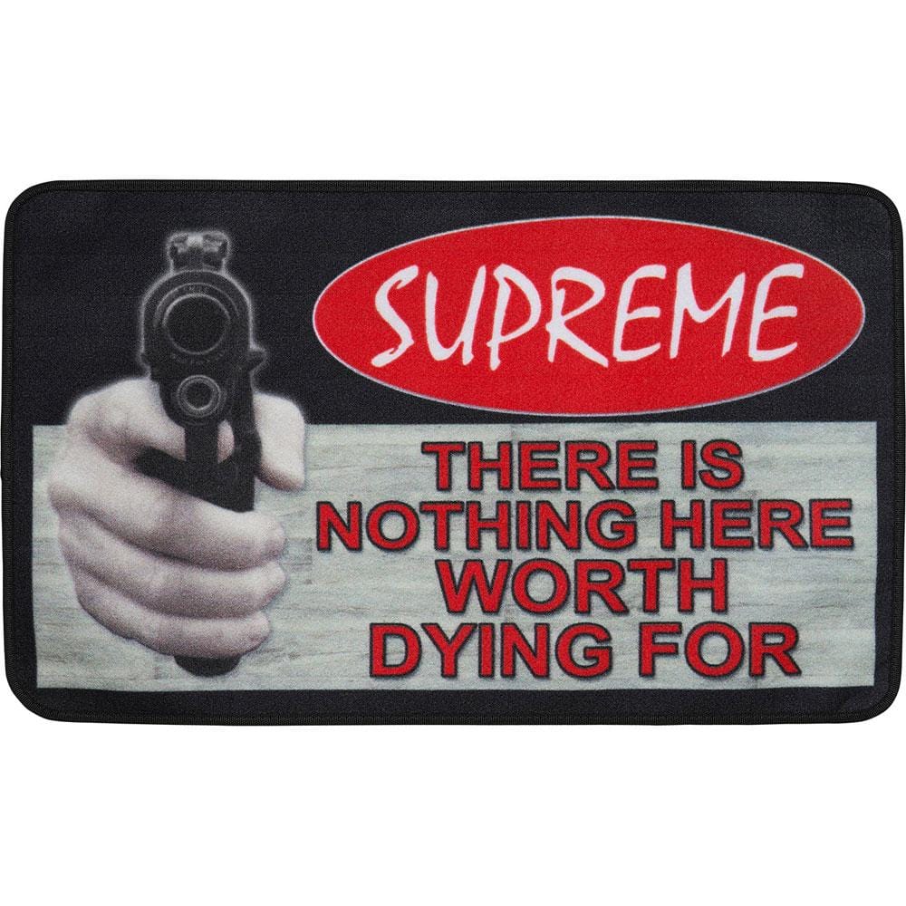 Exclusive Supreme Welcome Mat - Multicolor — Front View