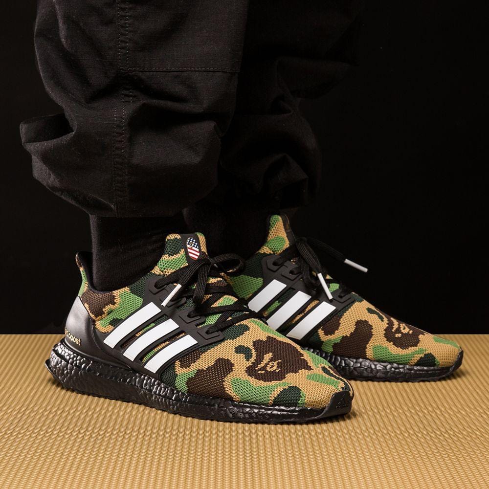 Exclusive BAPE x adidas Ultra Boost Green Camo — UK 3.5 | EU 36 | US 4 — Alternate View 7