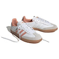 Exclusive Samba OG Shoes — Cloud White / Pink — Size US W5 - EUR 36 - UK 3.5 — Front View