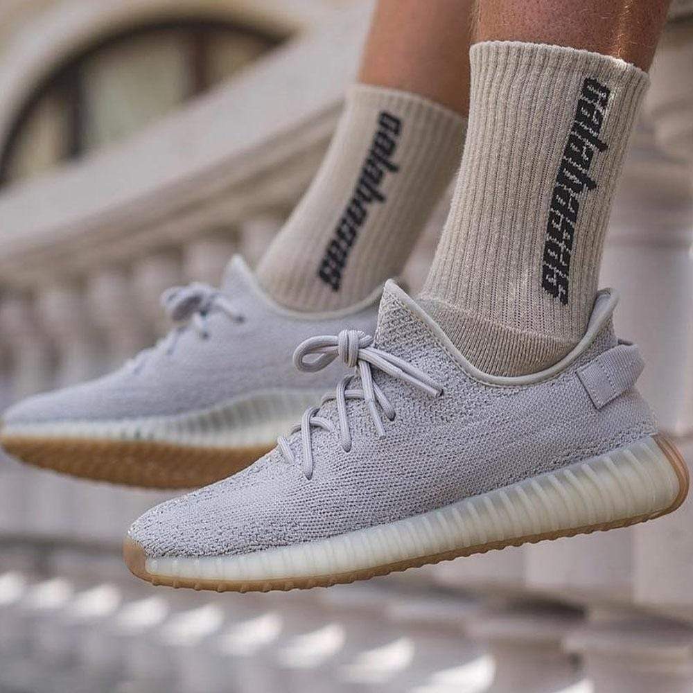 Exclusive Adidas Yeezy Boost 350 V2 Sesame — 3 UK | 35.5 EU — Lifestyle View