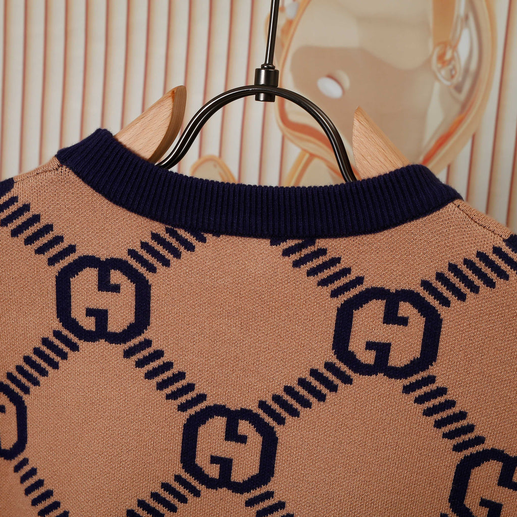 Exclusive Gucci Unisex Monogram Crewneck Sweater — S — Detail View