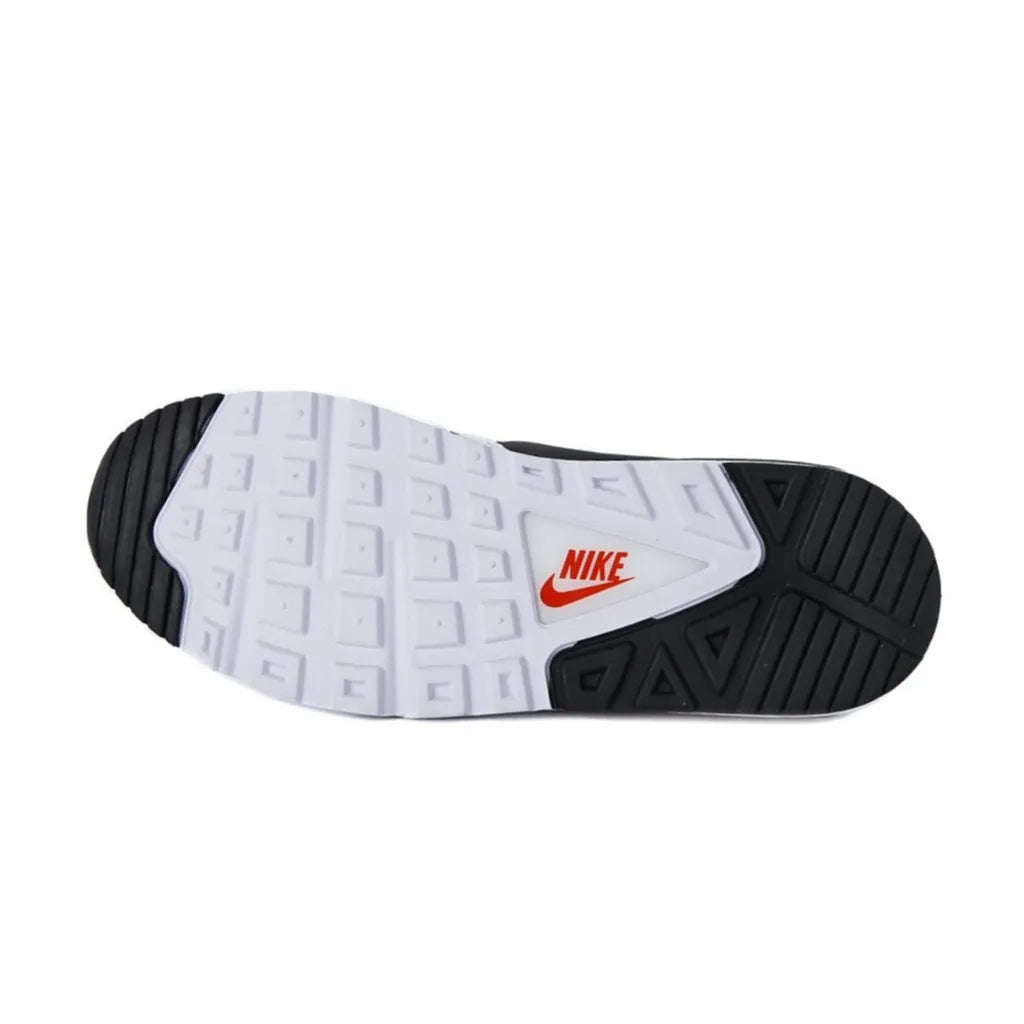 Exclusive Air Max Command Women's Shoes — White/Black/Max Orange Upper — Size US W5 - UK3 - EUR 35.5 — Lifestyle View