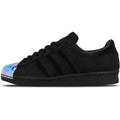 Exclusive adidas Originals Superstar 80s Metal Toe W (black-multi) — UK 3.5 | EU 36 | US 4 — Front View