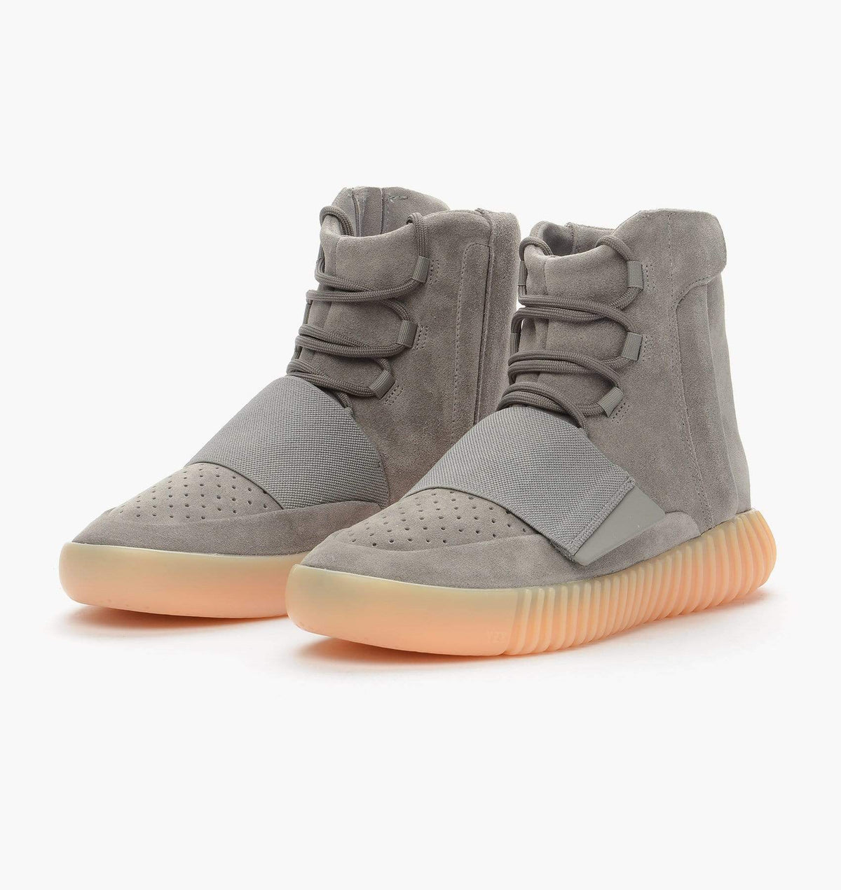 Exclusive Adidas Originals Yeezy 750 Boost Light Grey-Gum — UK 3.5 | EU 36 | US 4 — Side View