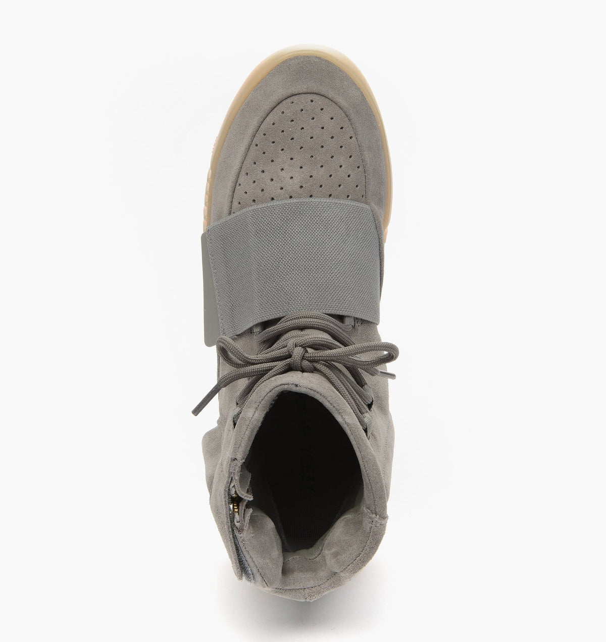 Exclusive Adidas Originals Yeezy 750 Boost Light Grey-Gum — UK 3.5 | EU 36 | US 4 — Lifestyle View