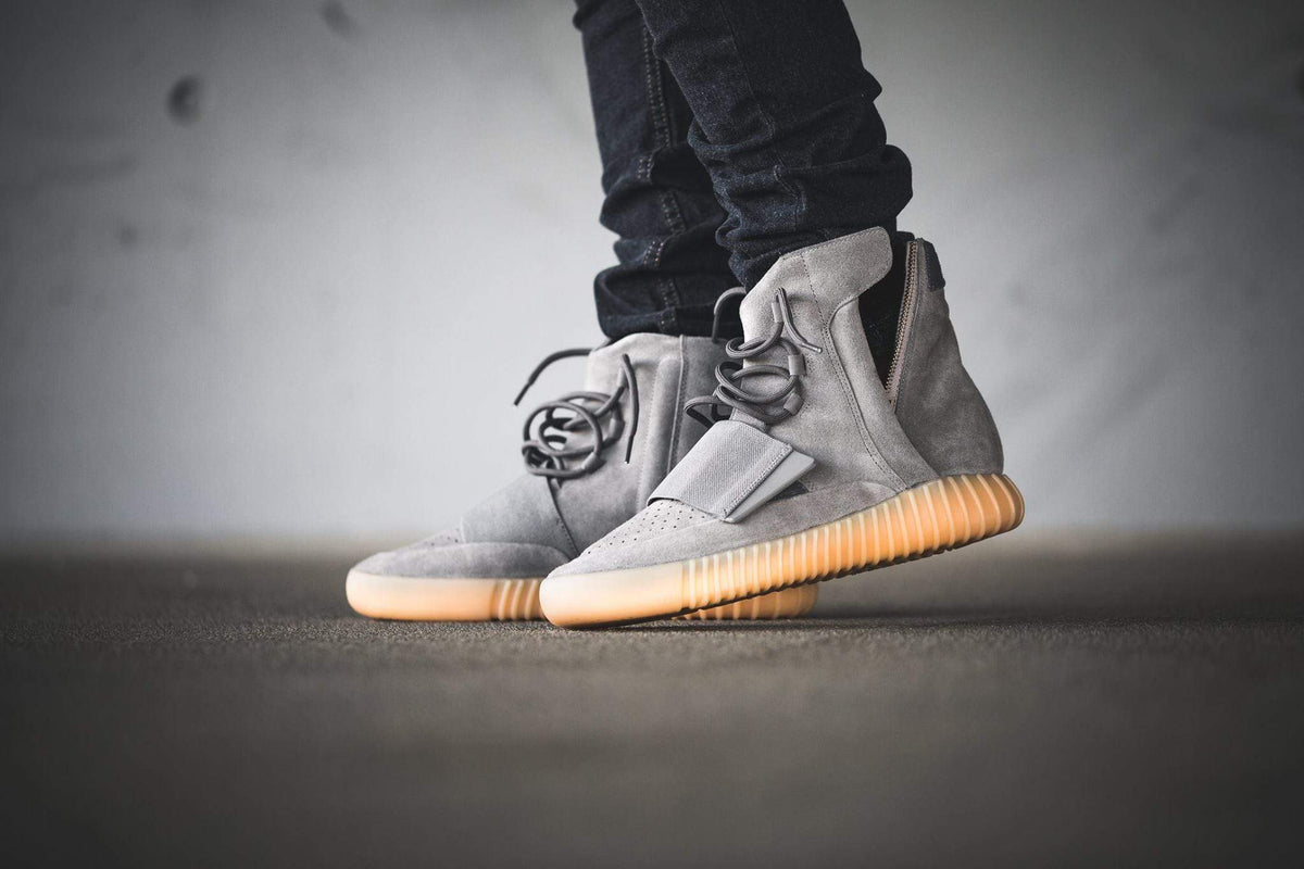 Exclusive Adidas Originals Yeezy 750 Boost Light Grey-Gum — UK 3.5 | EU 36 | US 4 — Alternate View 8