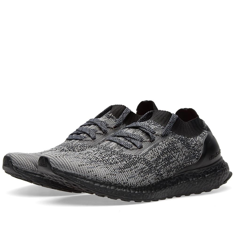 Exclusive ADIDAS ULTRA BOOST UNCAGED LTD. Core Black & Solid Grey — UK 3.5 | EU 36 | US 4 — Back View