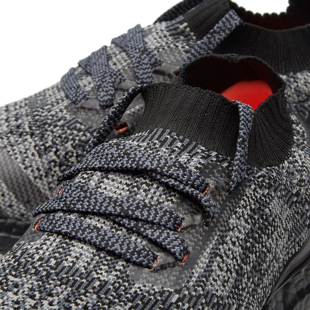 Exclusive ADIDAS ULTRA BOOST UNCAGED LTD. Core Black & Solid Grey — UK 3.5 | EU 36 | US 4 — Top View