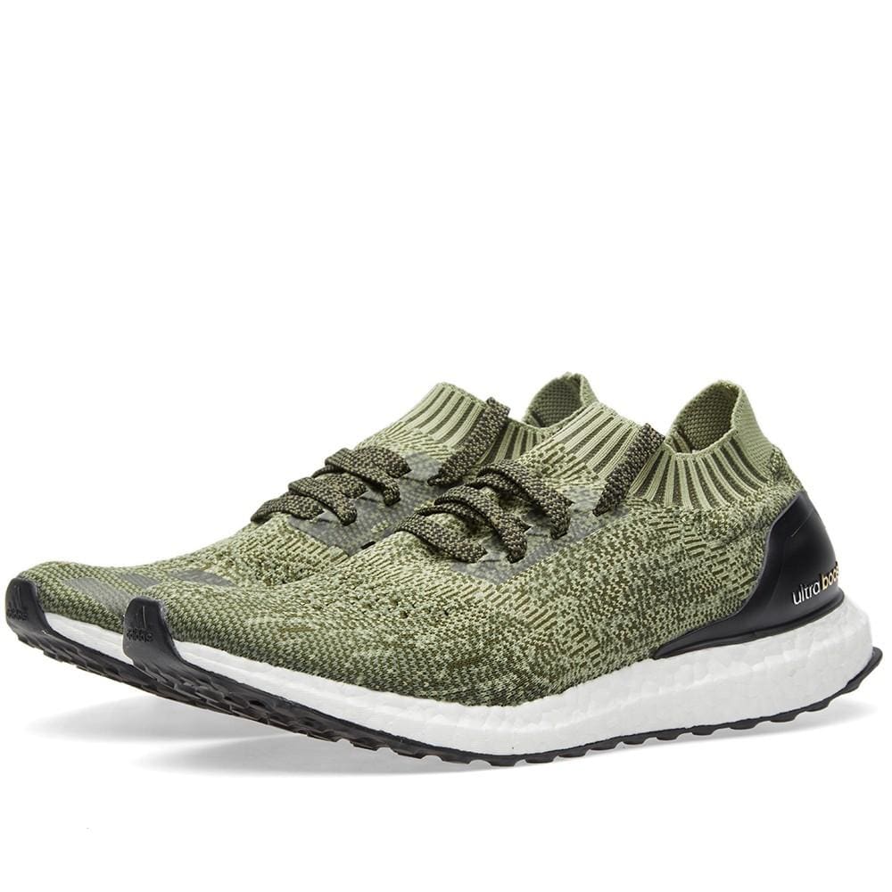 Exclusive Adidas Ultra Boost Uncaged Khaki — UK 3.5 | EU 36 | US 4 — Side View