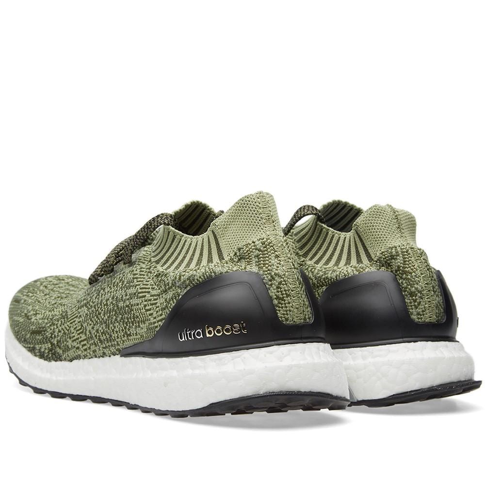Exclusive Adidas Ultra Boost Uncaged Khaki — UK 3.5 | EU 36 | US 4 — Back View