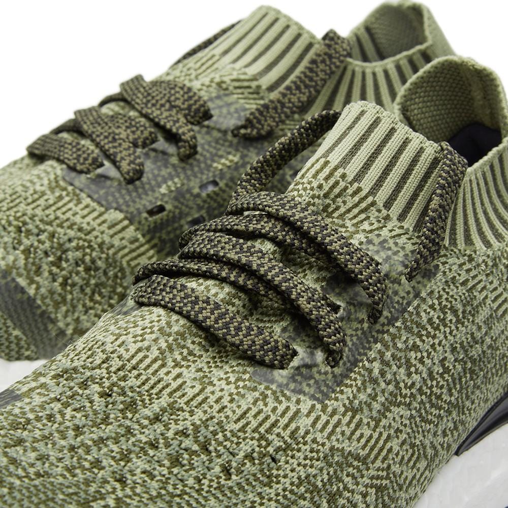 Exclusive Adidas Ultra Boost Uncaged Khaki — UK 3.5 | EU 36 | US 4 — Lifestyle View