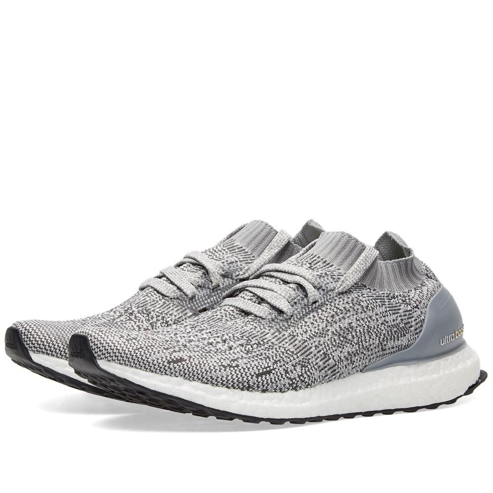 Exclusive ADIDAS ULTRA BOOST UNCAGED Clear Grey & Solid Grey — UK 3.5 | EU 36 | US 4 — Side View