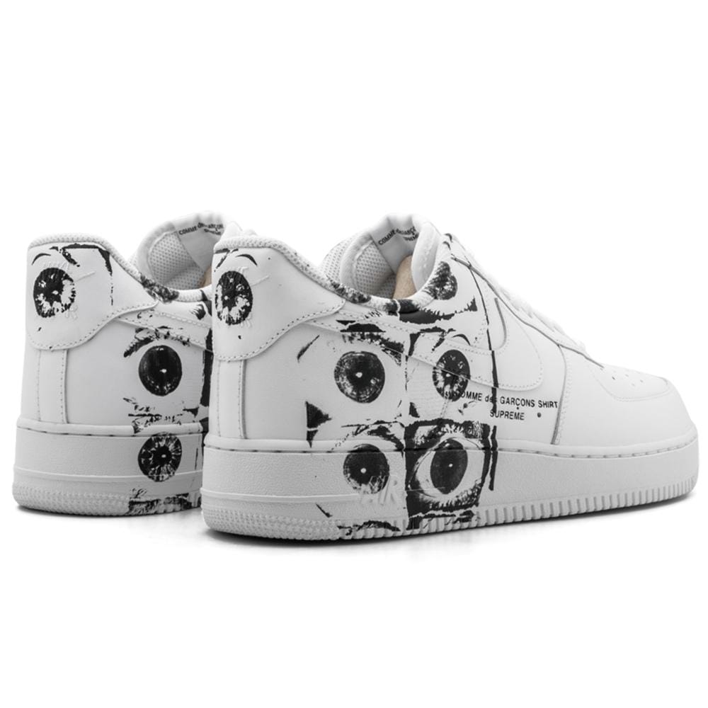 Exclusive Nike Air Force 1 '07- Supreme- CDG — UK 3 | EU 35.5 | US 3.5 — Back View