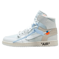 Exclusive Air Jordan 1 x OFF-WHITE NRG — UK 3 | EU 35.5 | US 3.5 — Front View