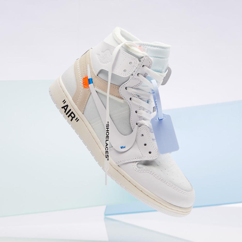 Exclusive Air Jordan 1 x OFF-WHITE NRG — UK 3 | EU 35.5 | US 3.5 — Lifestyle View