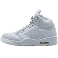 Exclusive Air Jordan 5 Premium Pure Platinum — UK 3 | EU 35.5 | US 3.5 — Front View