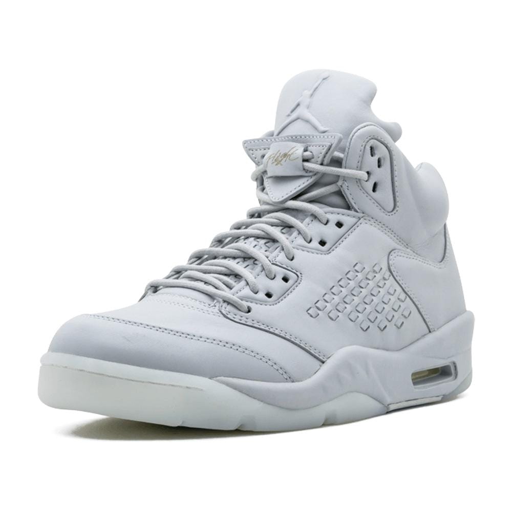 Exclusive Air Jordan 5 Premium Pure Platinum — UK 3 | EU 35.5 | US 3.5 — Top View