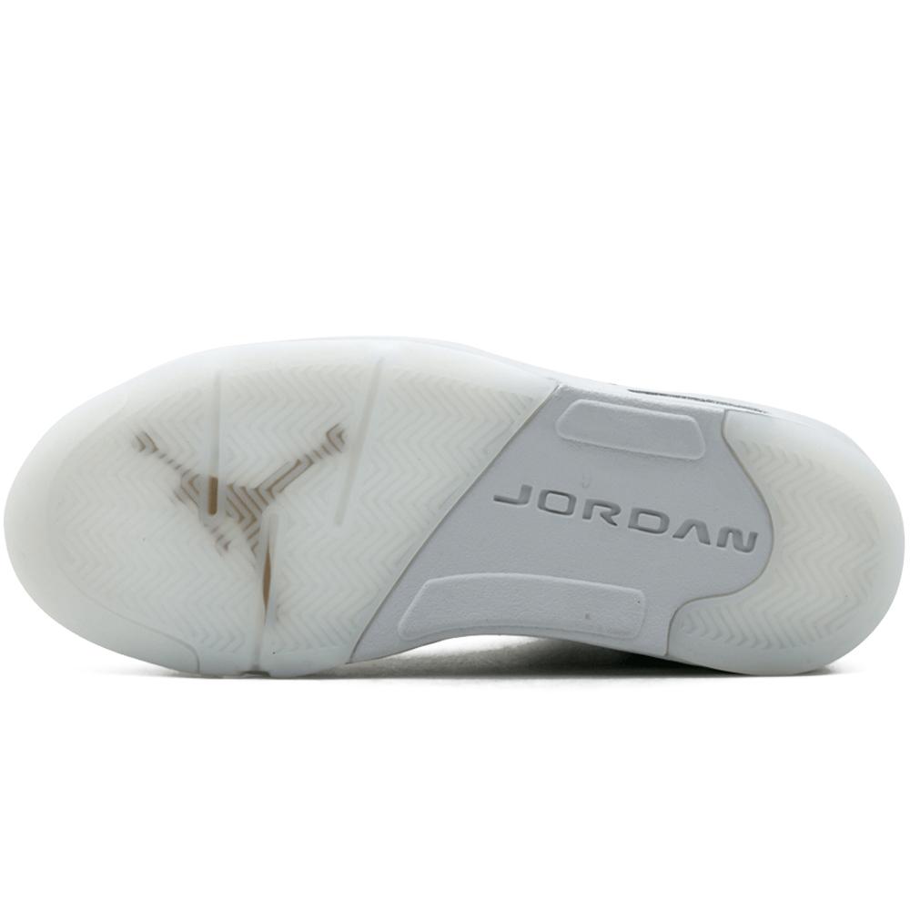 Exclusive Air Jordan 5 Premium Pure Platinum — UK 3 | EU 35.5 | US 3.5 — Detail View