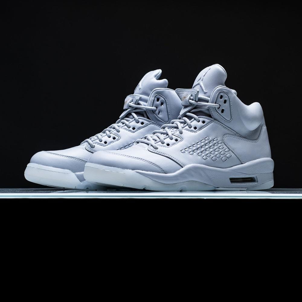 Exclusive Air Jordan 5 Premium Pure Platinum — UK 3 | EU 35.5 | US 3.5 — Lifestyle View