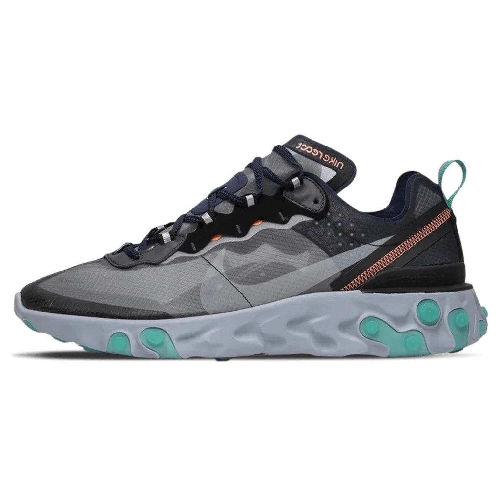 Exclusive Nike React Element 87 Miami Pink — UK 3 | EU 35.5 | US 3.5 — Front View