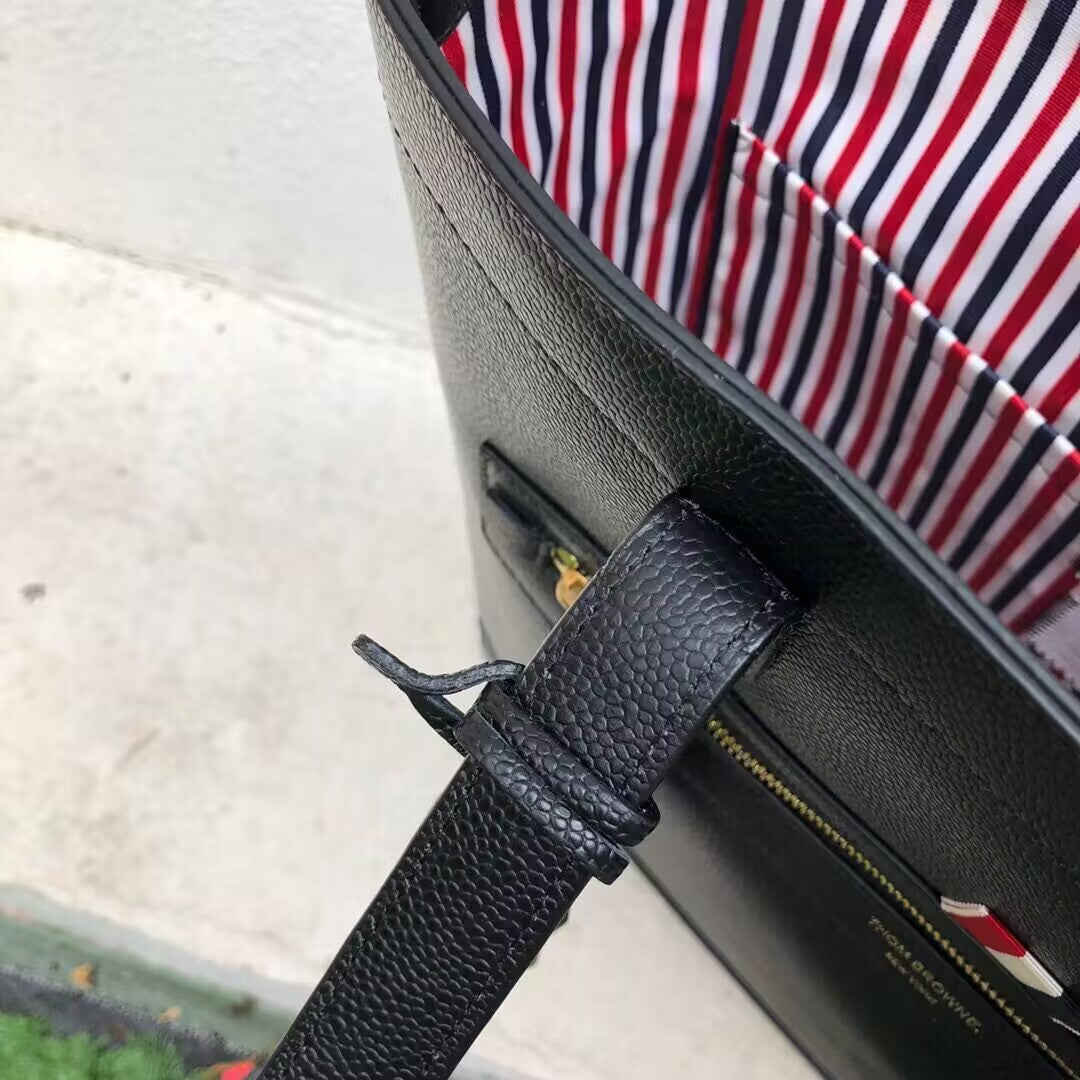 Exclusive Thom Browne Top Men's Briefcase — 38CM*34CM*10CM — Top View