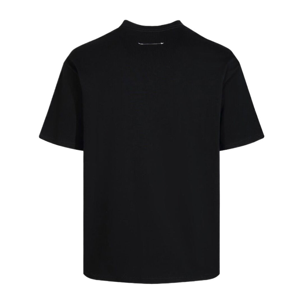 Exclusive Balenciaga  Man Printed T-shirt — Black — Size S — Side View