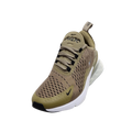 Exclusive Air Max 270 Shoes — Black/Khaki/White — Size USA M4.5 - UK 4 - EUR 36.5 — Front View