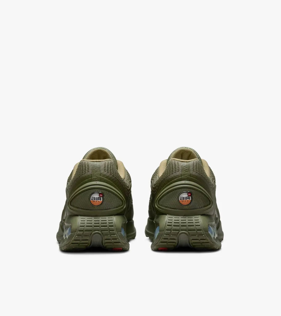 Exclusive Air Max Dn Shoes — Neutral Olive / Medium Olive / Dark Stucco — Size US M 5.5 - UK 5 - EUR 38 — Detail View