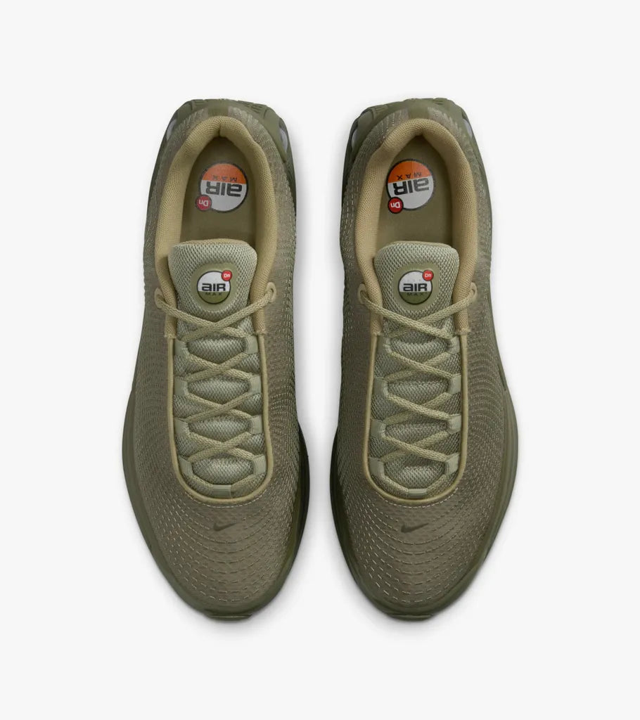 Exclusive Air Max Dn Shoes — Neutral Olive / Medium Olive / Dark Stucco — Size US M 5.5 - UK 5 - EUR 38 — Lifestyle View